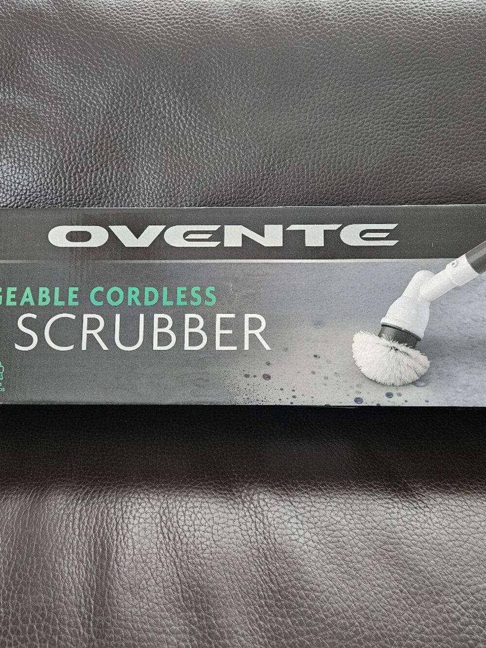Ovente Rechargeable Cordless Spin Scrubber CTB123WGY